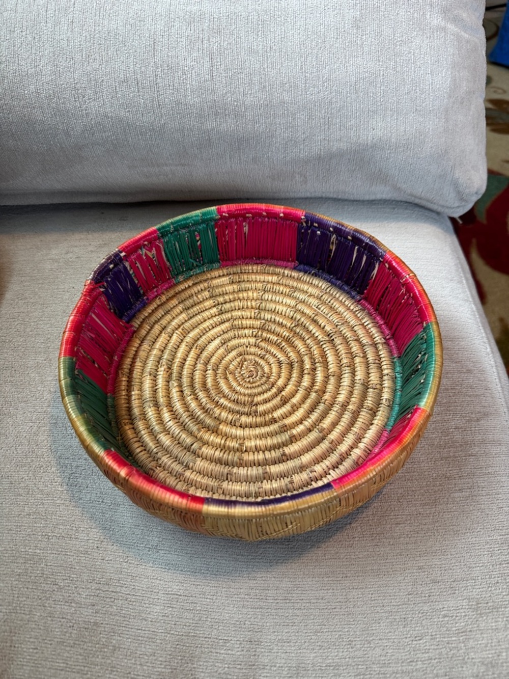 Ethiopian Gurage Woven Grass Basket